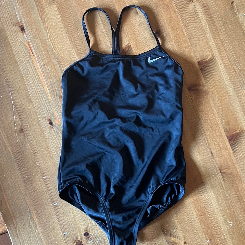 Nike Black Kids Swim One Piece